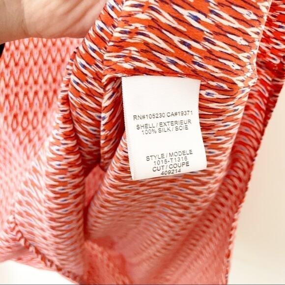 Joie Red 100% Silk Joanne Blouse Size XS - Picture 6 of 6